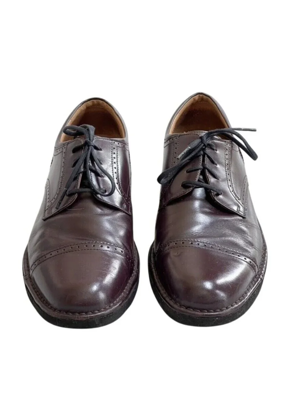 Rockport Dressports Mens Leather Oxfords Size 9.5 M Brown Shoes